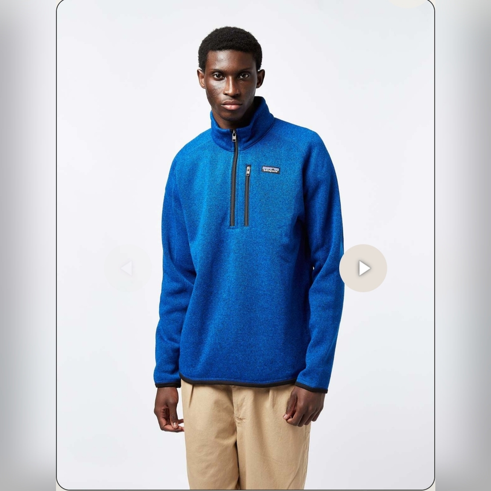 Patagonia Better Sweater 1/4 Zip Fleece-Passage Blue - Picture 2 of 14